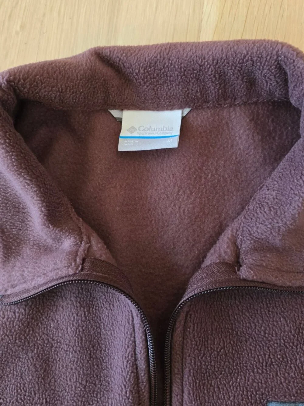 Columbia Men’s Steens Mountain Tobacco Full-Zip Fleece Jacket Size Medium